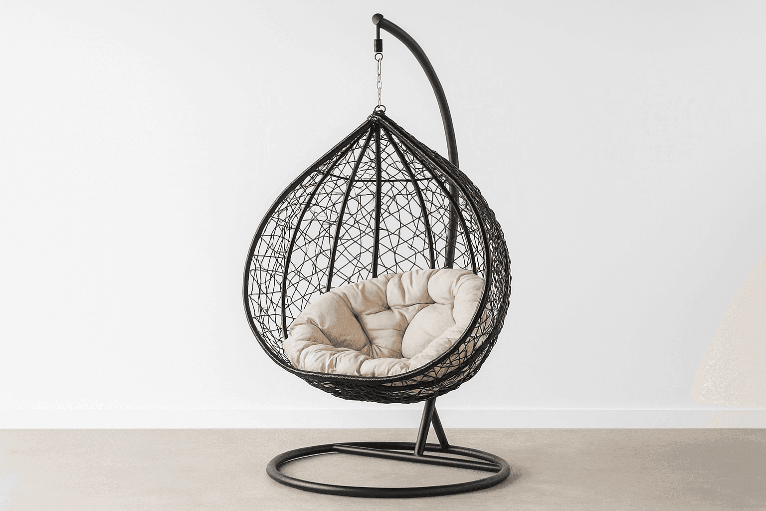 Outdoor Swing Chair UK - Side view of premium swing chairs from CESS Furniture UK